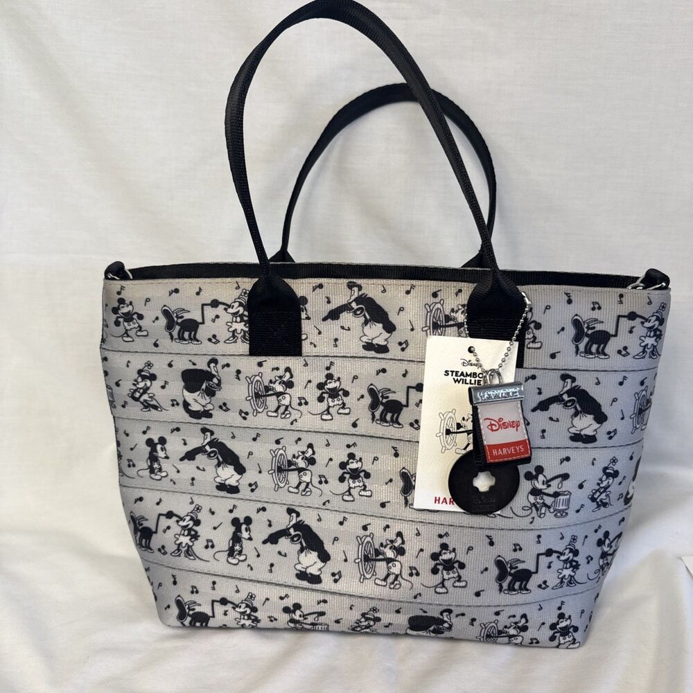 Disney x Harveys Steamboat Willie Mini Streamline Tote NWT RARE